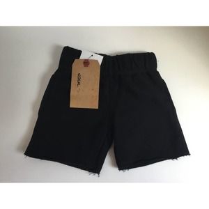 Appaman Black Sweat Shorts Camp New Baby Boys 3-6 months